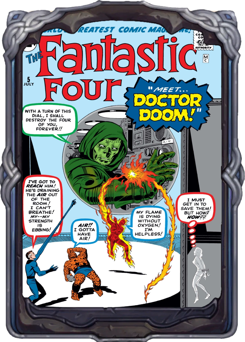 F-Prisioneros del Doctor Doom Fantastic Four 1962